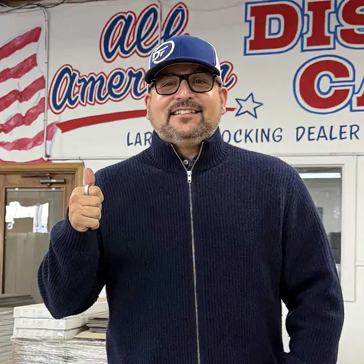 Portrait of Glenn Gutierrez, owner of All American Discount Flooring & Countertops