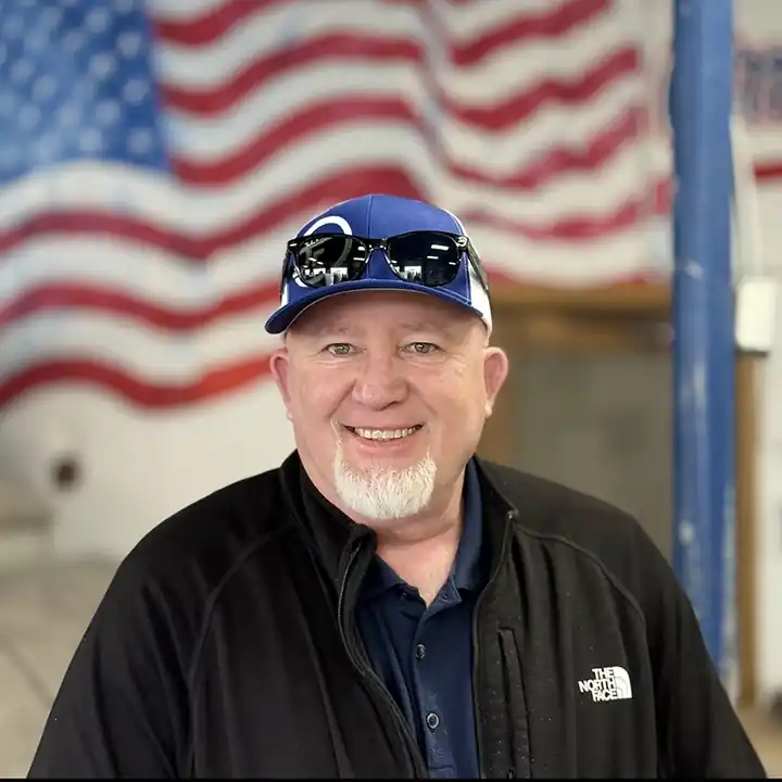 Portrait of Jeff Phillips, manager at All American Discount Flooring