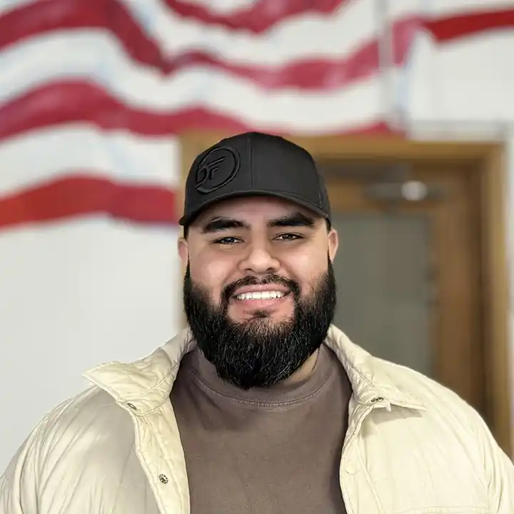 Portrait of Jose Rivera, remodeling and sales specialist at All American Discount Flooring